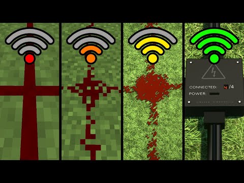 minecraft redstone with different Wi-Fi