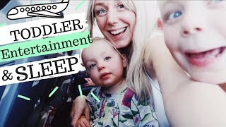 LONG HAUL FLIGHT | How To Entertain a Toddler on a Plane & Get A Baby To Sleep  | SJ STRUM