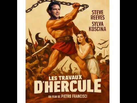 Les Travaux d'Hercule 1958 / VF PÉPLUM / AVEC /  Steve Reeves  / Sylva Koscina   Gianna Maria Canale