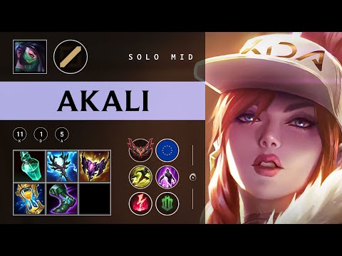 Akali Mid vs Taliyah - EUW Grandmaster Patch 25.24