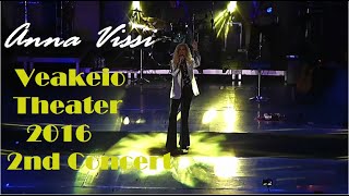 ANNA VISSI live in  Concert at the VEAKEIO THEATER (16 Sep 2016)