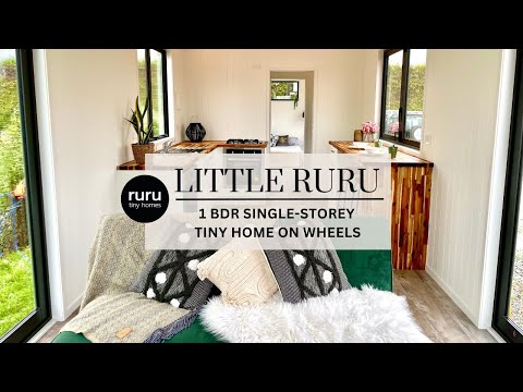 Ruru Tiny Homes: The Little Ruru - Single storey one bedroom tiny home on wheels