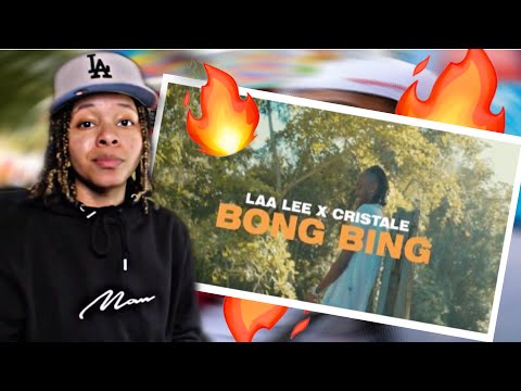 AMERICAN REACTS TO | LAA LEE X CRISTALE - BONG BING (REACTION)