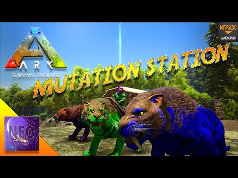 NEW SABER MODEL - MUTATION STATION - COLORFUL KITTENS - S3 E43  - [ Ark Survival Gameplay ]