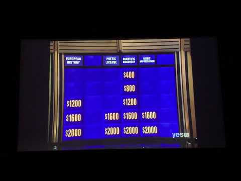 Double Jeopardy, Million Dollar Masters Tournament Day 4 - 2nd Daily Double (5/6/02)