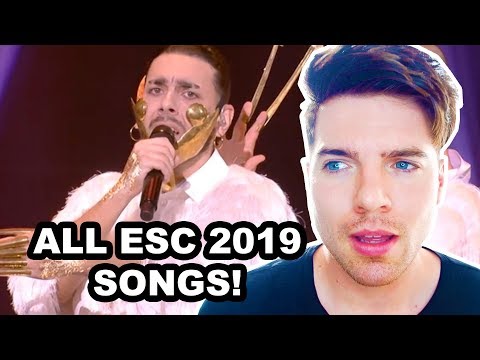 EUROVISION 2019 REACTION TO ALL SONGS (WHAT IS YOUR TOP 5?)