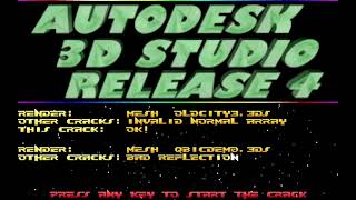 Autodesk 3D Studio Cracktro (demo) for DOS