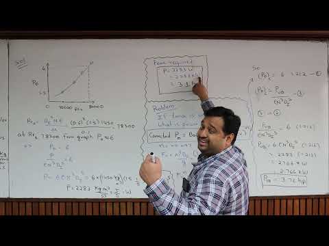 Lec 24: Estimation of Power Required for Agitation  (Power No/Agitator Reynolds No/Froude No)