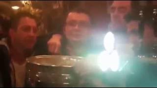 Sam McGuire mannequin challenge with Michael darragh McCauley at the Boars head Dublin
