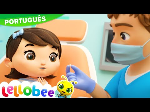 Desenho animado | Dentinho mole, indo ao dentista! | Música infantil | ABCs 123s | Lellobee