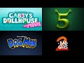 DreamWorks Animation Trailer Logos 1998 2026 UPDATED W GABBY S DOLLHOUSE SHREK 5