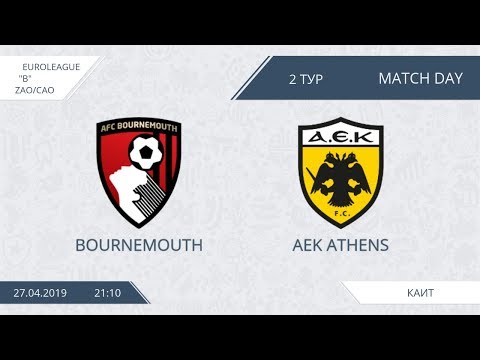 AFL19. Euroleague. ZAO/CAO. Division B. Day 2. Bournemouth - AEK