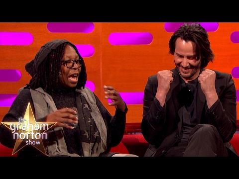 Whoopi Goldberg Freaks Out Keanu Reeves with Pubic Hair Talk | The Graham Norton Show