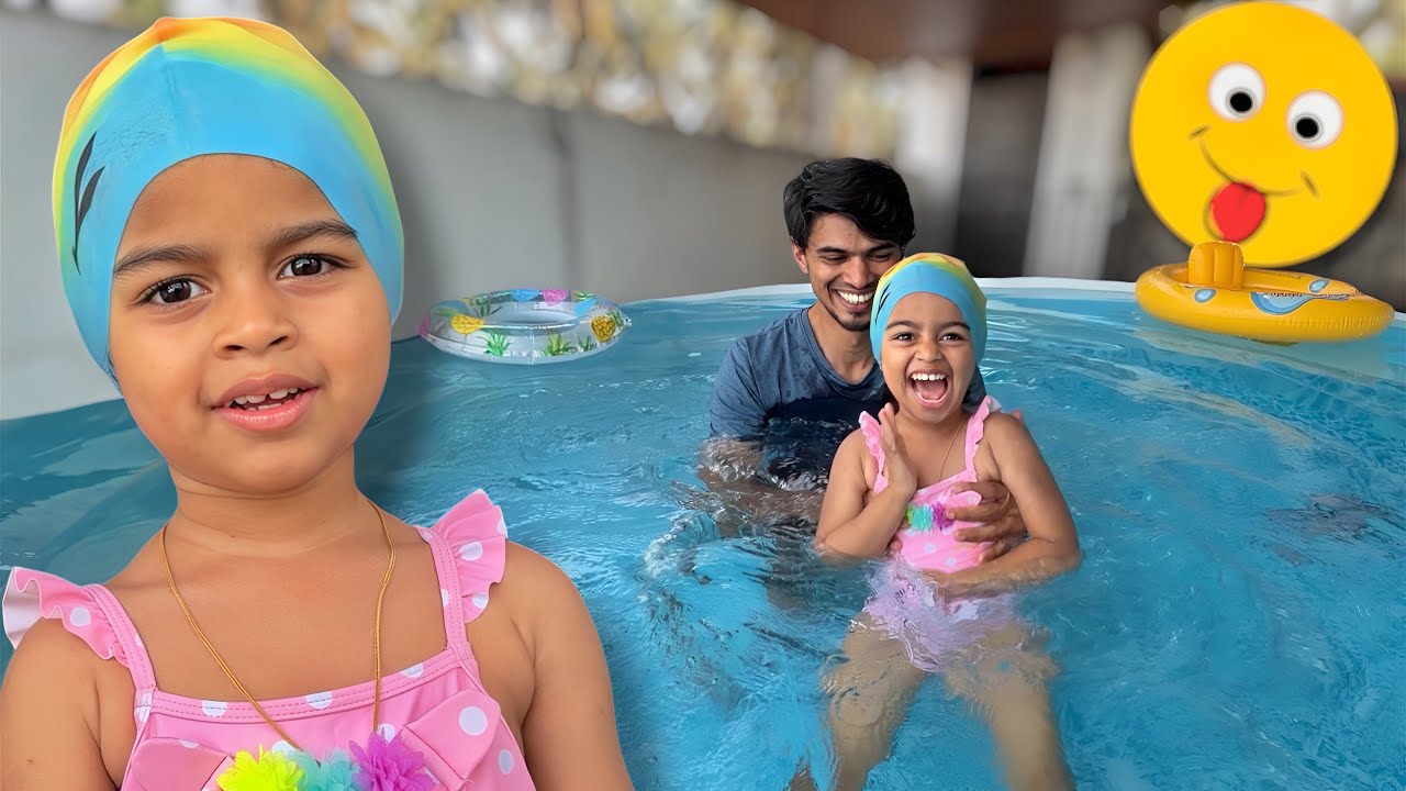 வீட்ல புது SWIMMING POOL set பண்ணியாச்சு..🤪 