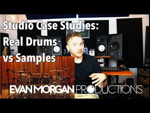 Studio Case Studies: Comparing Real Drums to Samples