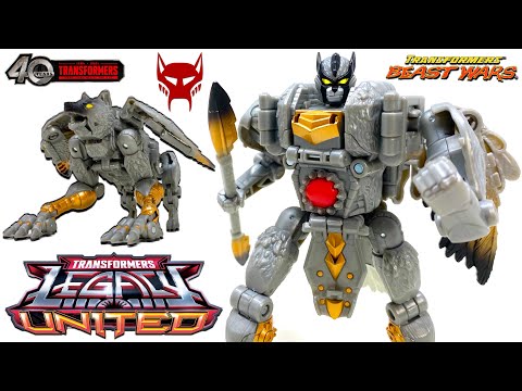 Transformers LEGACY United BEAST WARS UNIVERSE Voyager Class SILVERBOLT Review