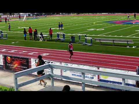 Girls 400m Heat 1 Final Westminster Academy Meet #1 March 22, 2022