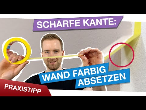Scharfe Kante: Wände farbig absetzen