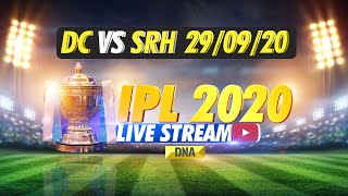 IPL 2020 LIVE: Delhi Capitals VS Sunrisers Hyderabad