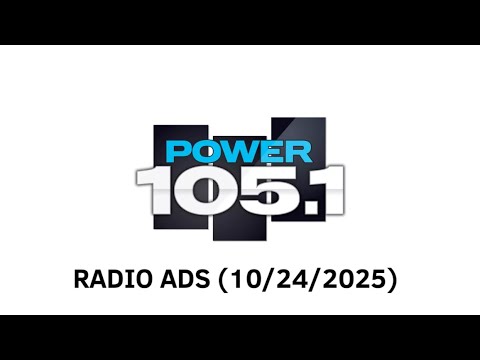 WWPR-FM Power 105.1 Radio Commercial Breaks: October 24th, 2025, 7-8 PM | Mr. Bean Guy