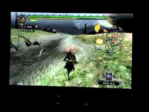 Monster Hunter Tri  Boss Battle: Barroth Mud Puppy of DEATH!!!