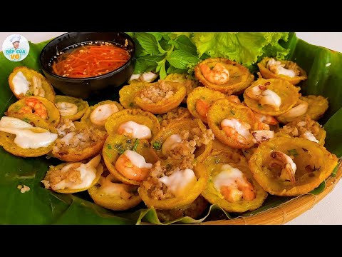 Cách đỗ BÁNH KHỌT MIỀN TÂY thơm giòn ngon hết sẩy | Bếp Của Vợ