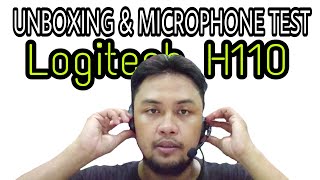 Unboxing dan tes microphone Logitech H110 bukan Logitech H111 di handphone