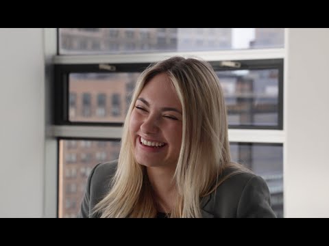 “There really is no hierarchy here… I feel incredibly comfortable speaking with all of the partners” – Marina, Marketing Associate testimonial video thumbnail