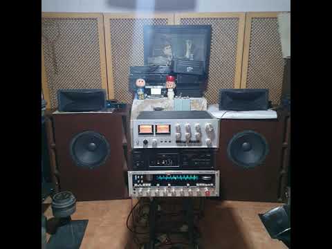 ALTEC LANSING - ONKEN CABINET 1970 & ACCUPHASE E 202 HI END VINTAGE AMPLIFIER