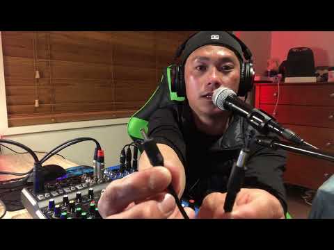 How to connect iRig Stream to mixer for live streaming and recording (tagalog)