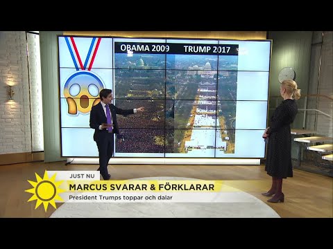 "Redan på installationsdagen chockade Trump världen" - Nyhetsmorgon (TV4)