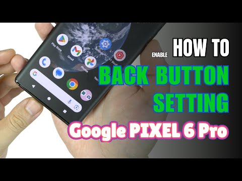 How to enable Back button setting on Google Pixel 6 Pro