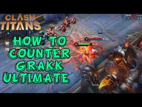 How to Counter Grakk ultimate in Clash of Titans/ Some heroes skills that cancel Grakk ultimate.
