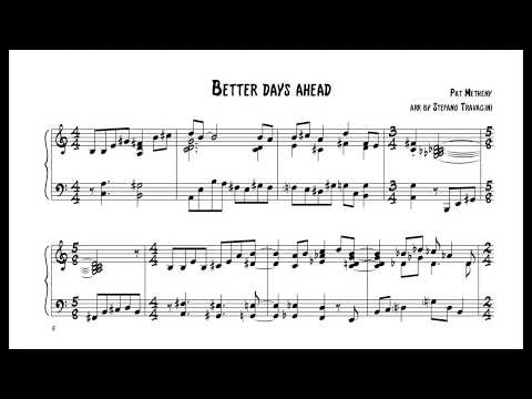 Better days ahead (P. Metheny), piano arrangement