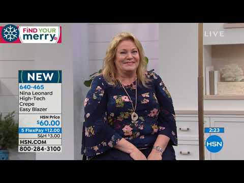 HSN | Nina Leonard Fashions Premiere 10.26.2018 - 06 PM