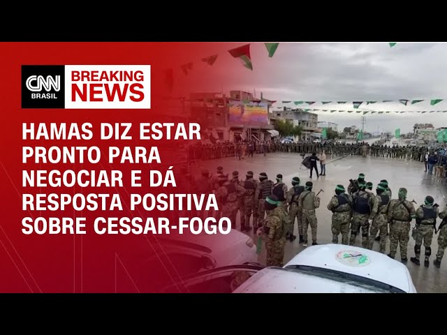 Hamas diz que deu resposta “positiva” sobre cessar-fogo | CNN 360º