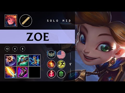 Zoe Mid vs Mel - NA Challenger Patch 25.24