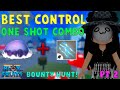 『Best Control One Shot Combo PT 2』Bounty Hunt l Roblox | Blox fruits update 16 | 25M |  fer999