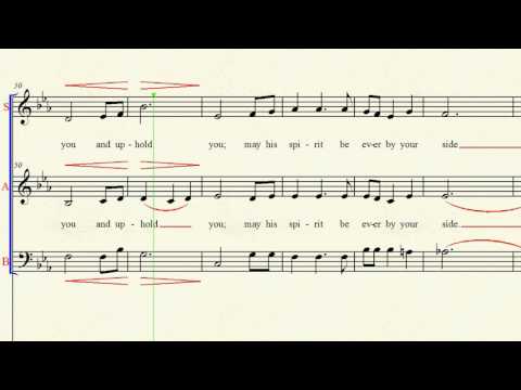 A Clare Benediction, SAB (Rutter) - Soprano