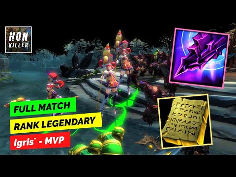 HoN Pyromancer SPELLSHARDS with TABLET OF COMMAND - MVP - FULL MATCH