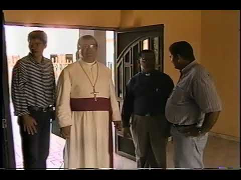 Dando la bienvenida al monseñor de Magangué por la alcaldía municipal Simiti-Bolivar (2001-2003)