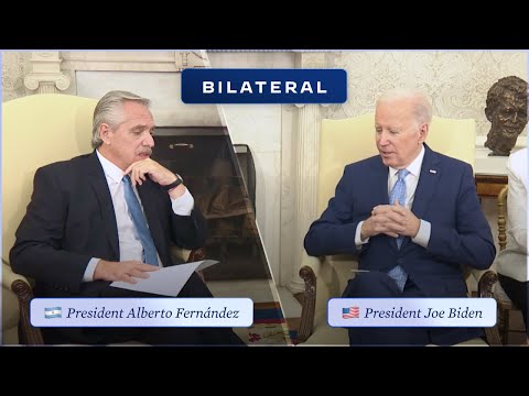 President Biden Hosts a Bilateral Meeting with President Alberto Fernández of Argentina