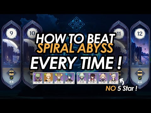 Learn to beat Spiral Abyss EVERY TIME in 3 minutes + Showcase | A Genshin Impact Guide