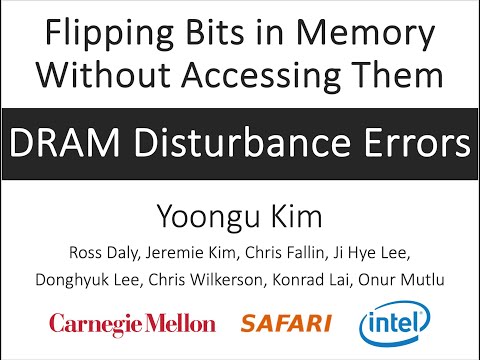 Day1:Flipping Bits in Memory Without Accessing Them-An Experimental Study of DRAM Disturbance Errors