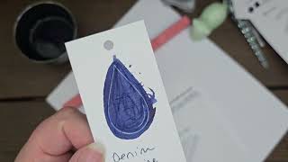 Denim Ink Review by Diamine - Cabbage Patch Soap