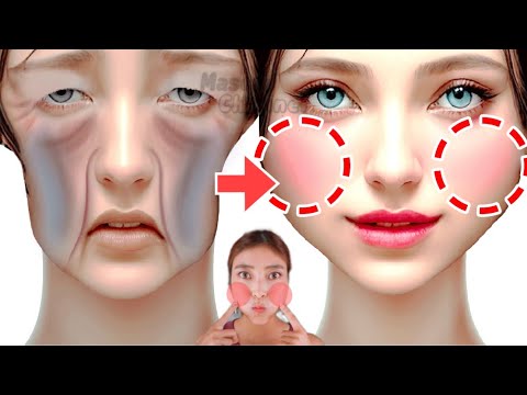4mins Fuller Apple Cheeks Exercise & Massage🍎 Get Chubby Cheeks, Lift Sagging Cheeks Naturally