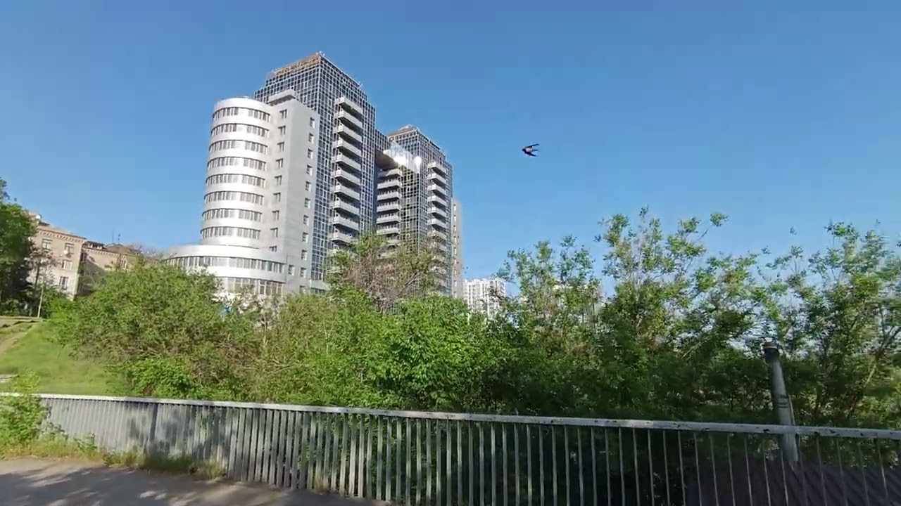 ПЕШЕХОДНЫЙ МОСТ В ЗАПОРОЖЬЕ НА НАБЕРЕЖНОЙ МАЙ 2026 