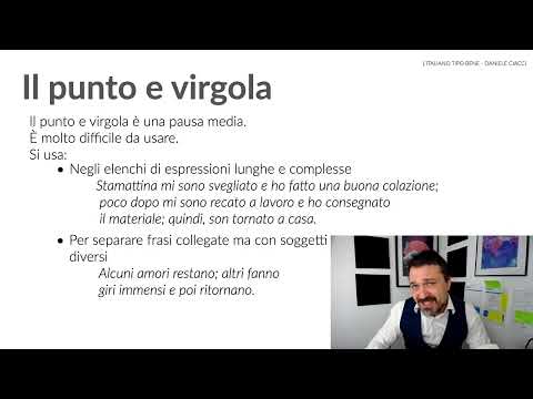 #2.3 ITALIANO TIPO BENE - PUNTEGGIATURA - Il punto e virgola