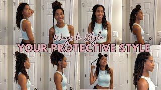 How to Style Passion Twist | Quick Easy Ways to Style Spring Twists & Box Braids | Protective Styles
