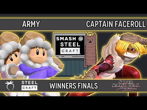 SteelCraft GG 2 - ARMY (Ice Climbers) VS Captain Faceroll (Sheik) - SSBM - Winners Finals